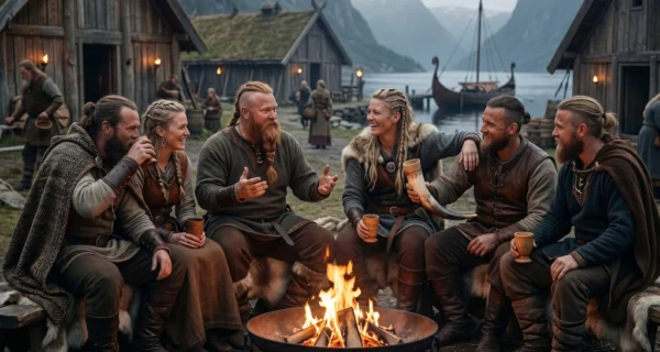 Representación de la cultura vikinga y sus valores sobre la amistad