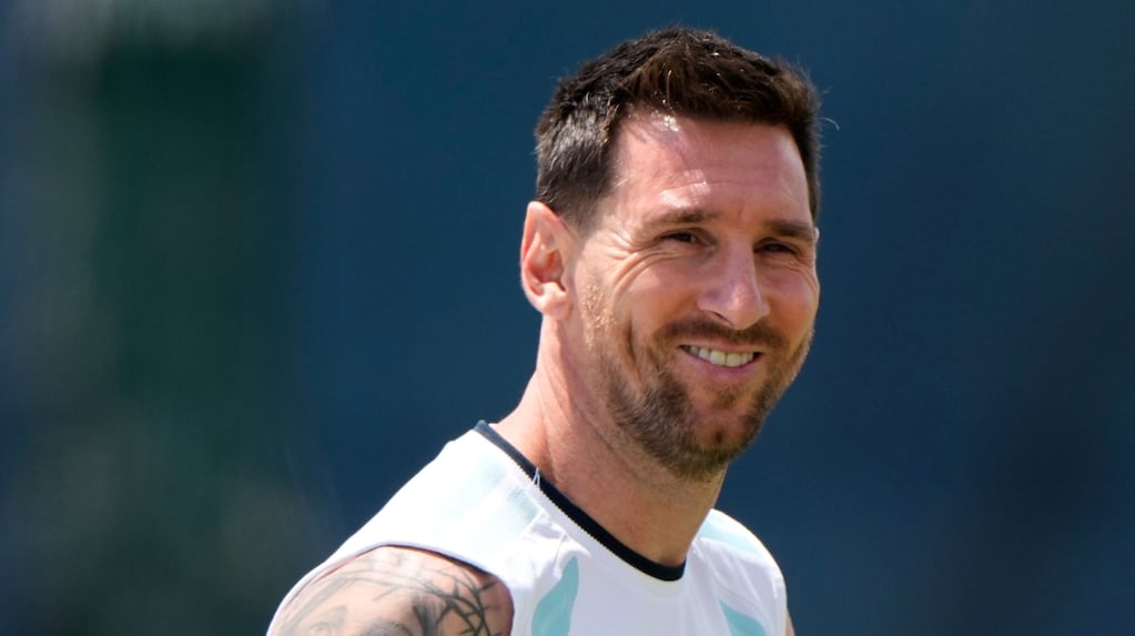 Entrenamiento de la Selección Argentina en Kansas