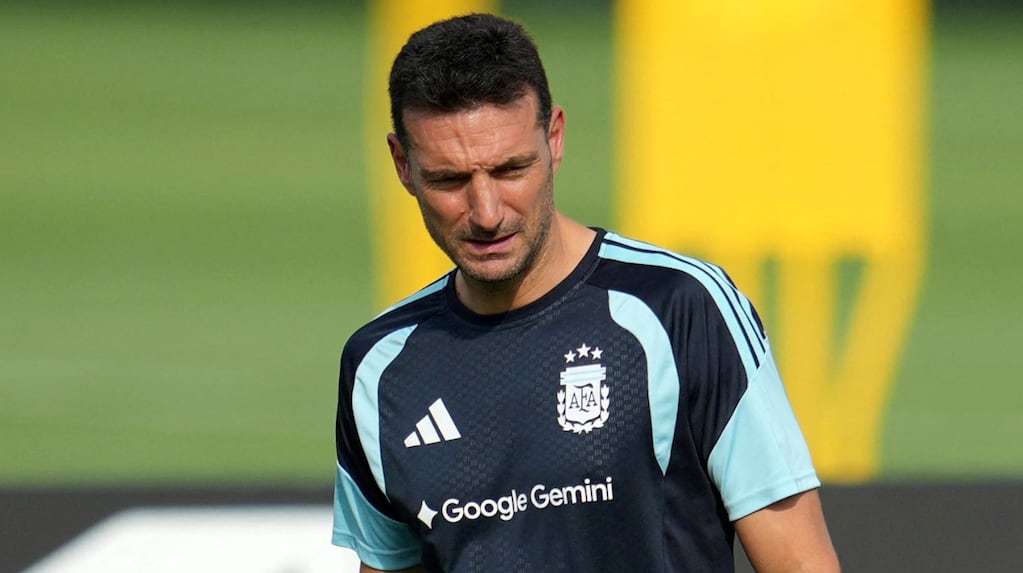 Entrenamiento de la Selección Argentina en Kansas