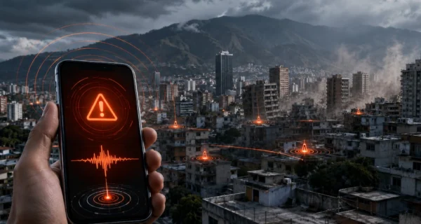 Tecnología de celulares utilizada en la alerta de terremoto en Venezuela