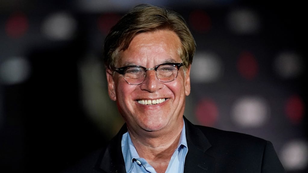 Aaron Sorkin en una presentación
