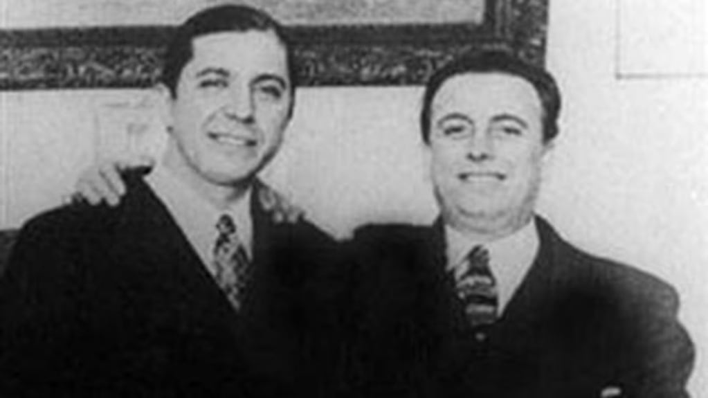 Ruggierito y Carlos Gardel en Buenos Aires