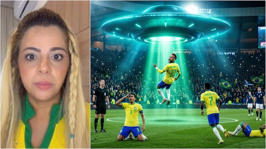 Vidente Vó Bahiana durante su predicción