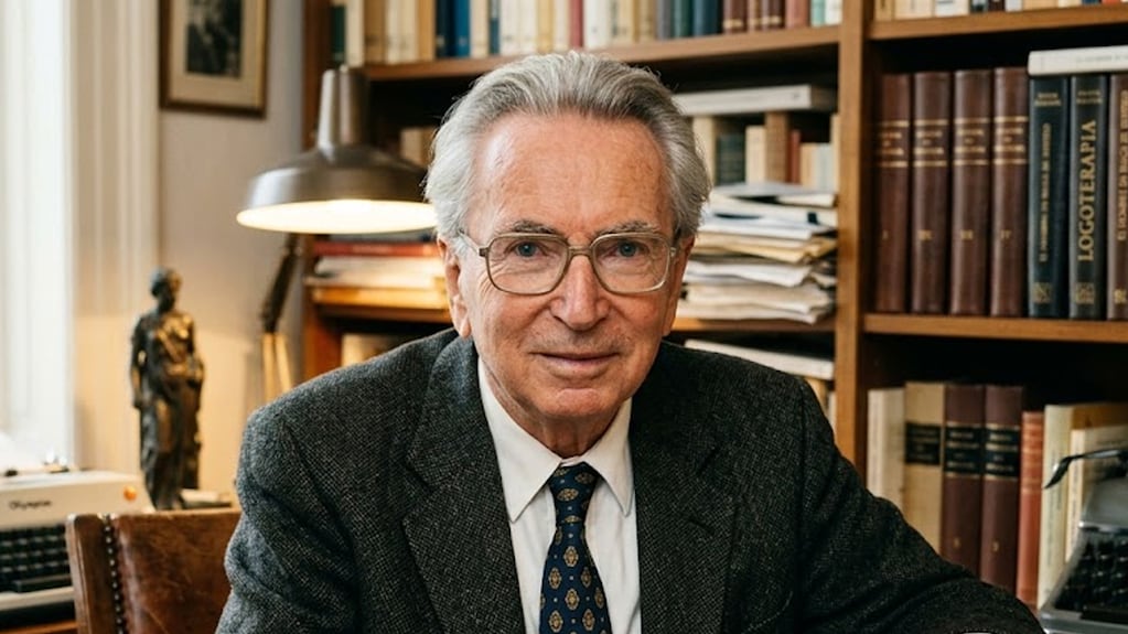Retrato de Viktor Frankl, filósofo y fundador de la logoterapia