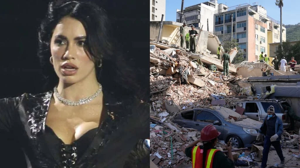 Lali Espósito en apoyo a las víctimas de terremotos en Venezuela