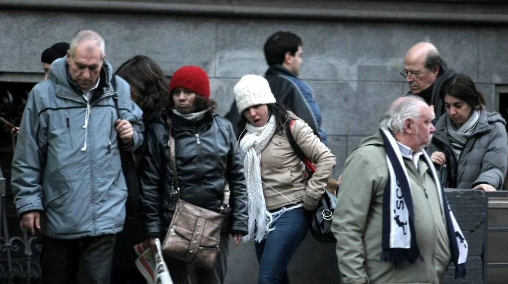 Temperaturas frías en Argentina