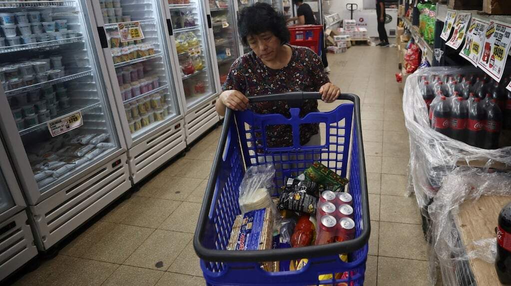 Gráfico de precios de la canasta básica en Argentina