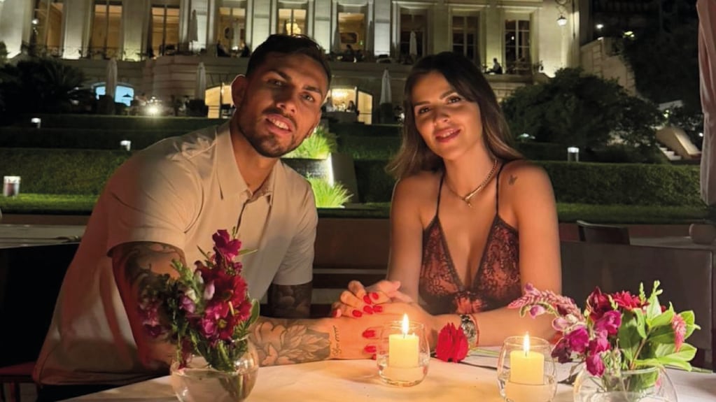 Leandro Paredes y Camila Galante celebrando su cumpleaños con estilo