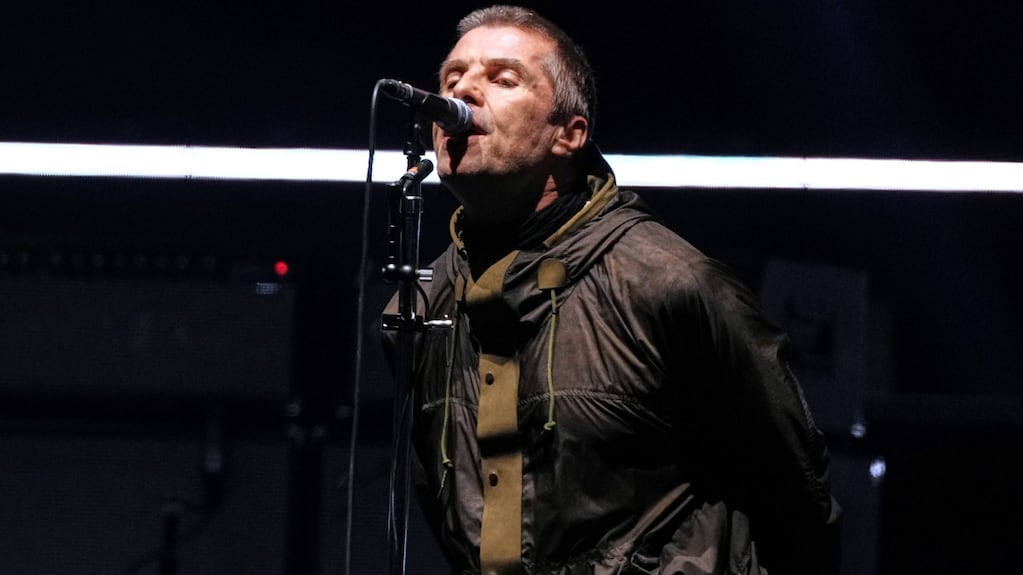 Liam Gallagher durante un concierto