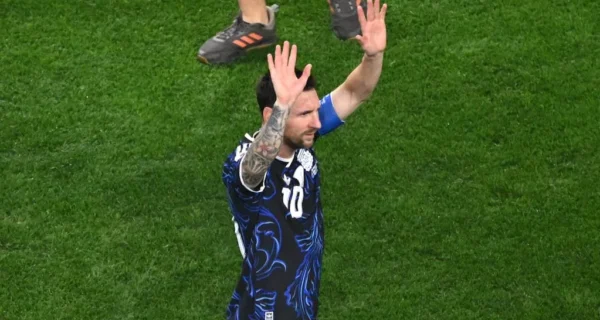 Lionel Messi celebra un gol en el Mundial 2026