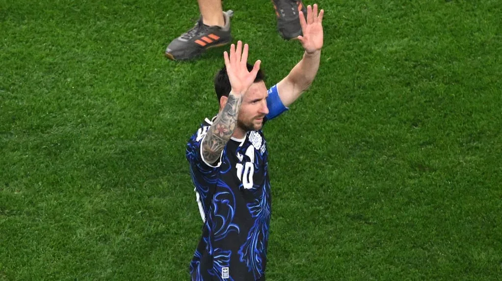 Lionel Messi celebra un gol en el Mundial 2026