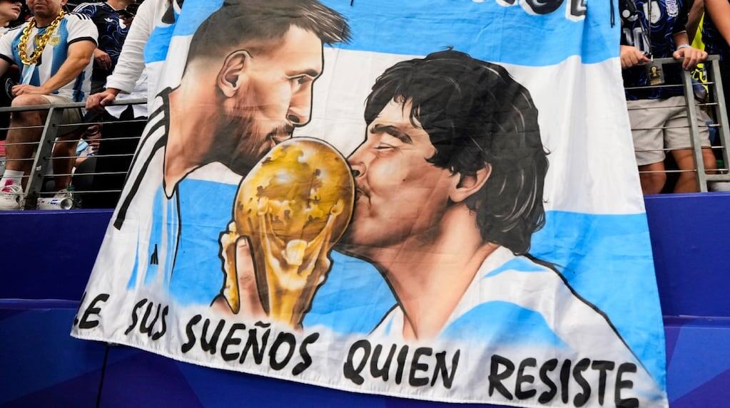 Lionel Messi durante un partido del Mundial 2026