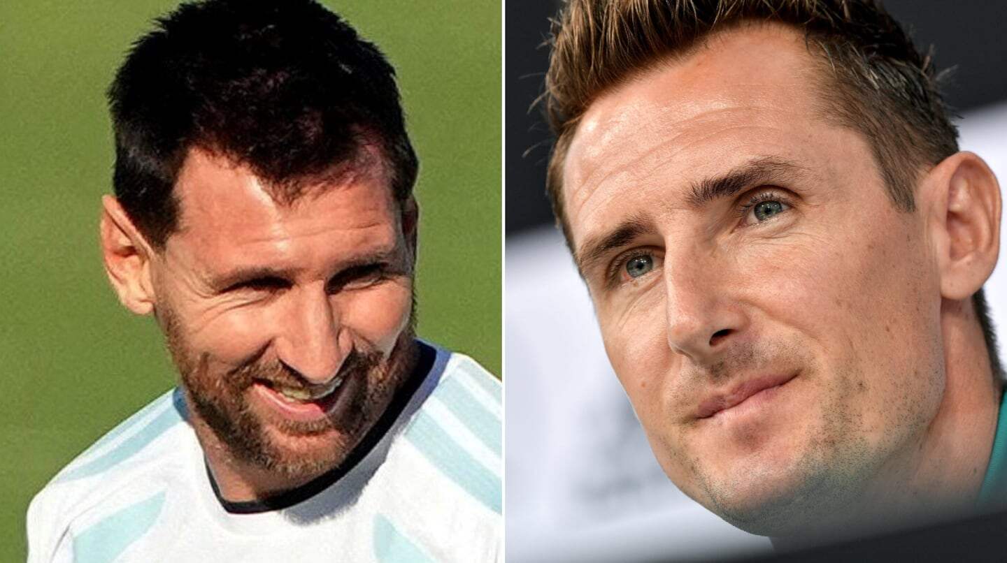 Lionel Messi sonriente durante un entrenamiento de la selección argentina