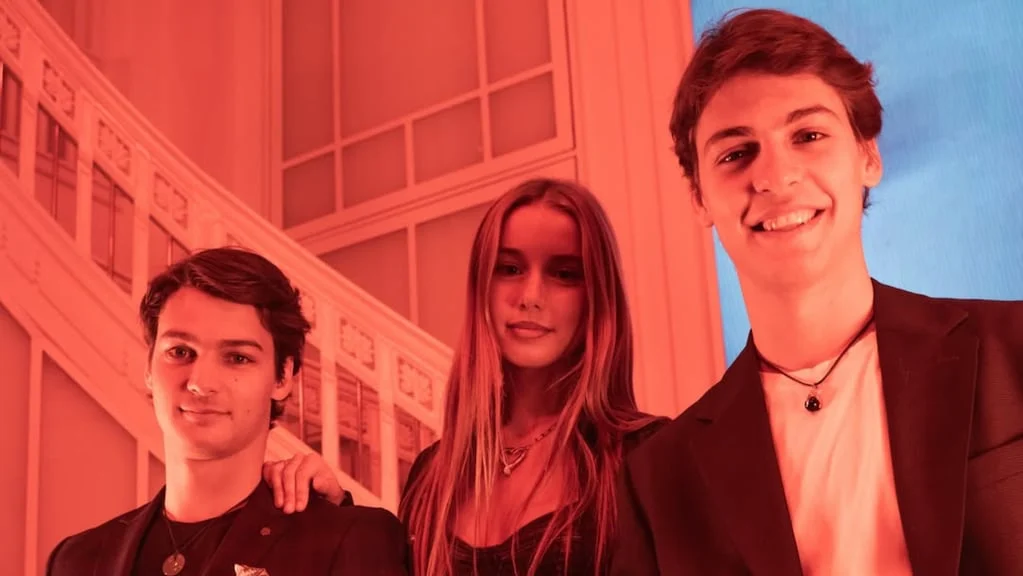 Hijos de Valeria Mazza en evento de alta perfumería