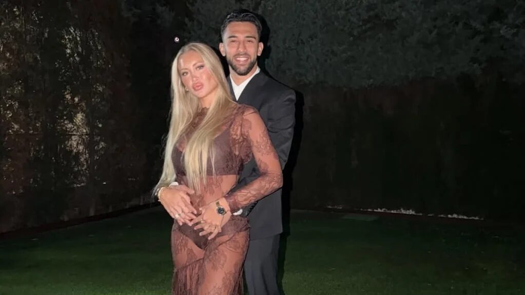 Ludmila Isabella junto a Nicolás González en el Mundial 2026