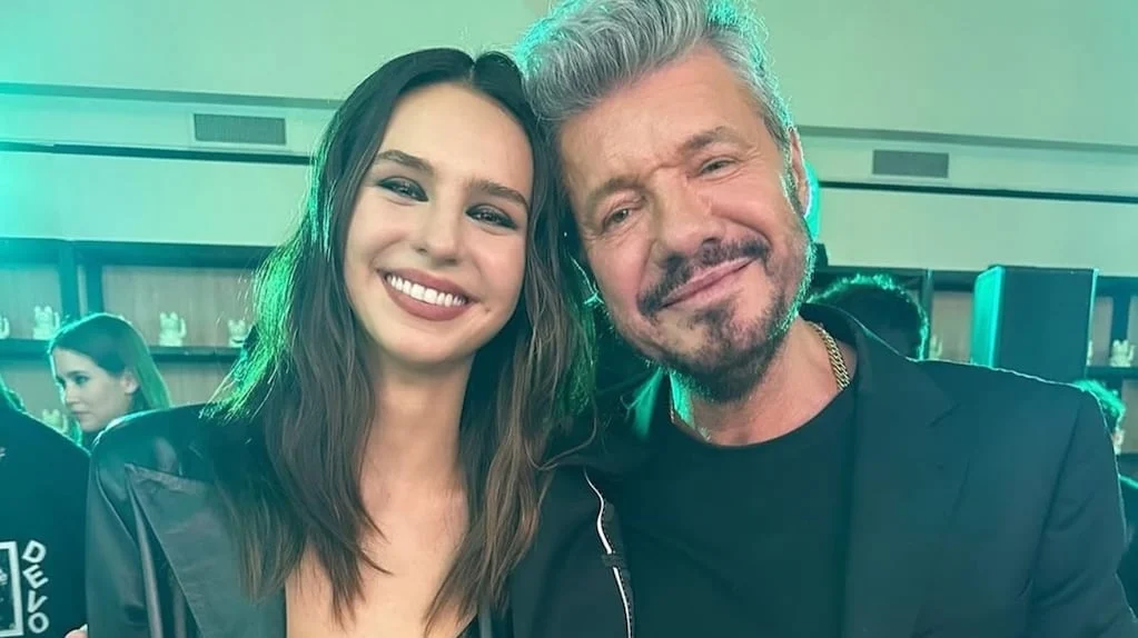 Marcelo Tinelli y su hija Juana