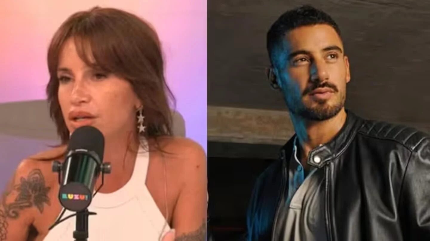 Florencia Peña y Marley durante una entrevista en Luzu TV
