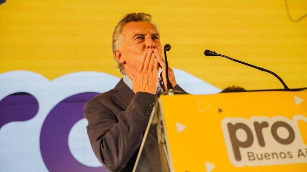 Mauricio Macri en acto del PRO en Mar del Plata