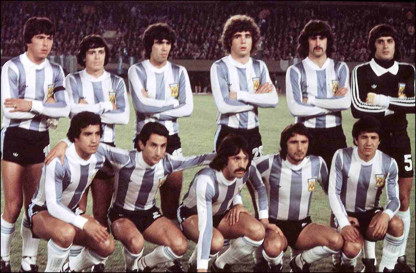 Equipo de la Selección Argentina en la final del Mundial '78