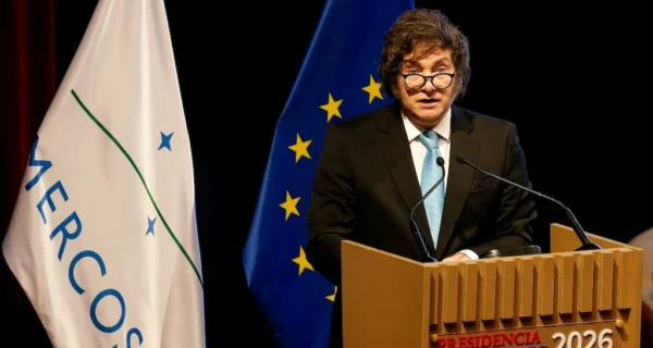 Javier Milei en cumbre del Mercosur