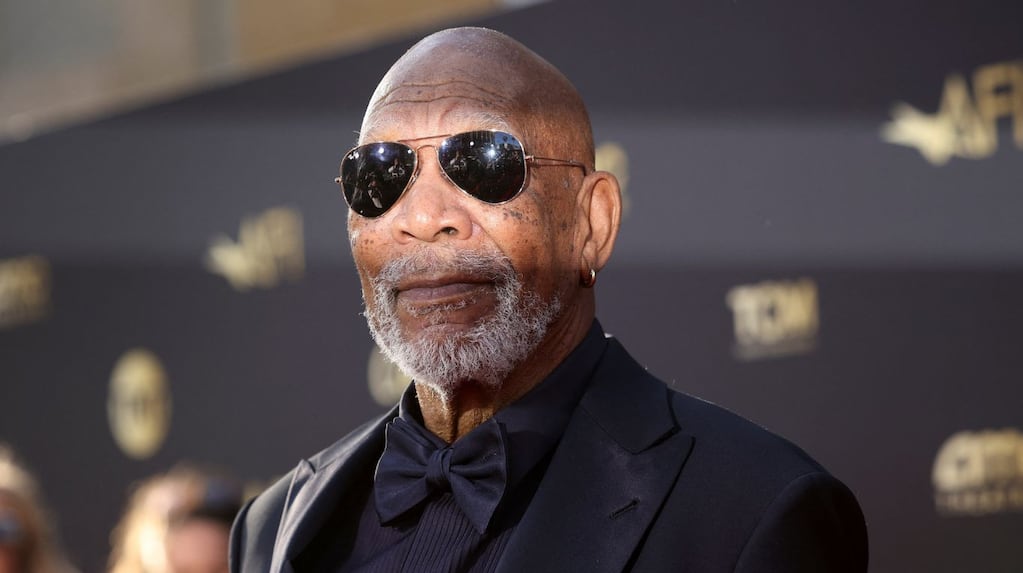Morgan Freeman en un evento