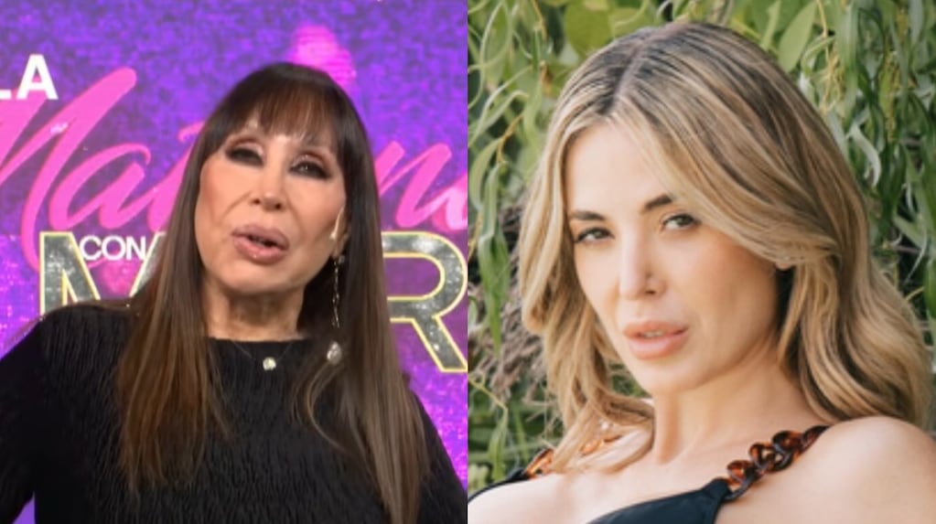 Moria Casán en su programa de televisión