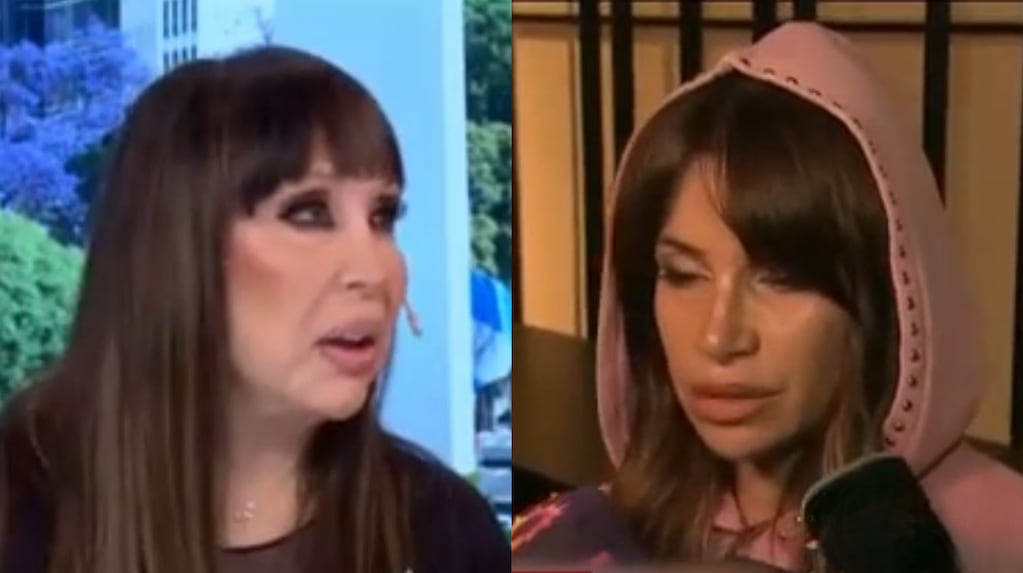 Moria Casán en su programa de televisión