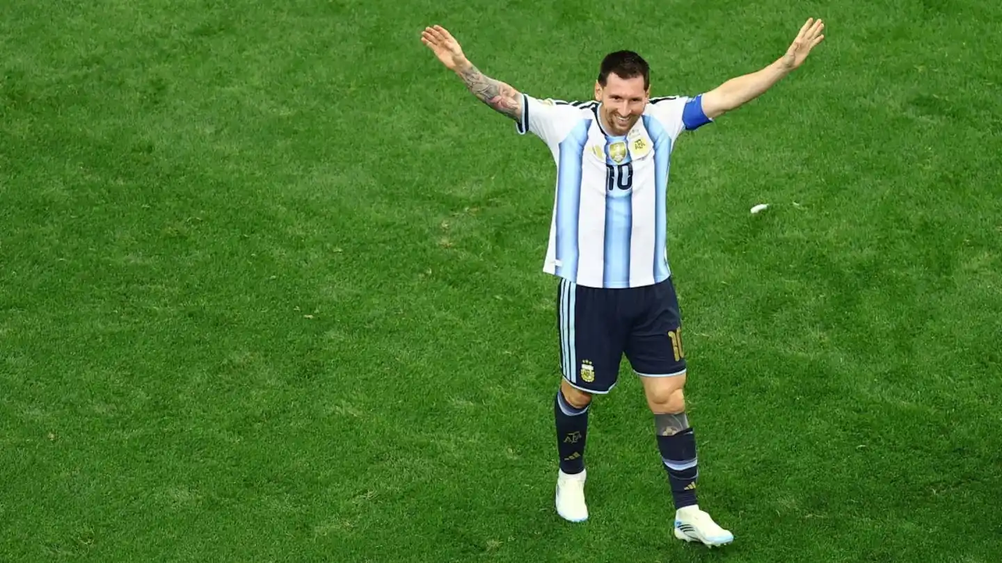 Lionel Messi celebra tras un gol en el Mundial 2026