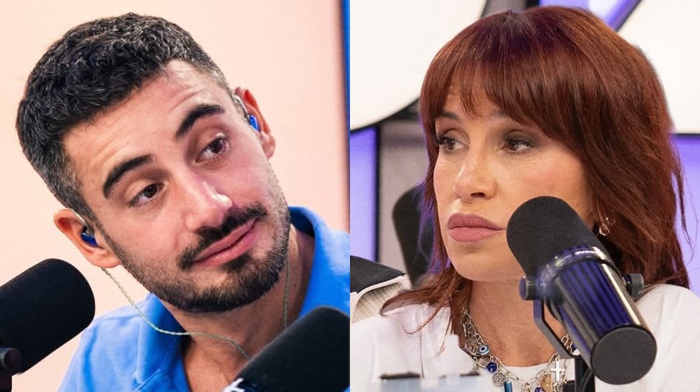 Nicolás Occhiato y Florencia Peña en Luzu TV