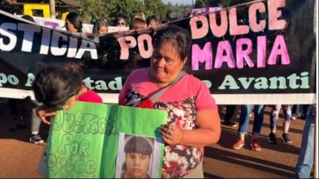 Escena del crimen del femicidio de Dulce en Misiones