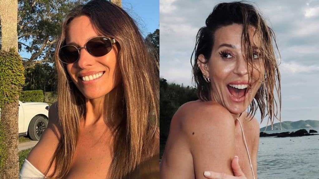 Pampita y Noelia Marzol luciendo vestidos lenceros