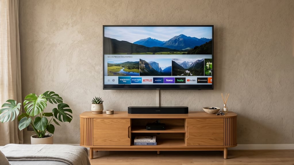 Paneles autoadhesivos decorativos en un ambiente moderno