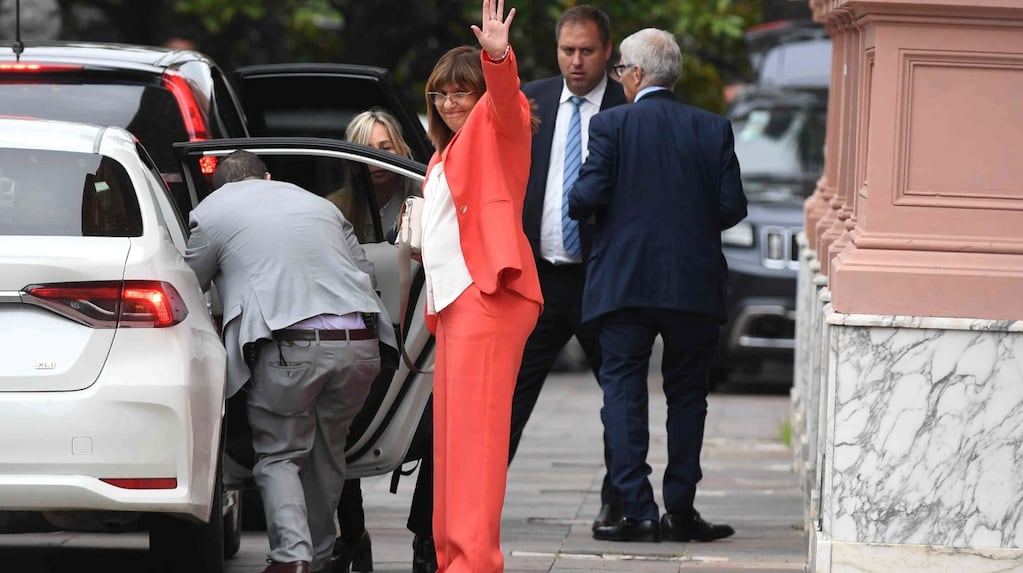 Patricia Bullrich en la Casa Rosada