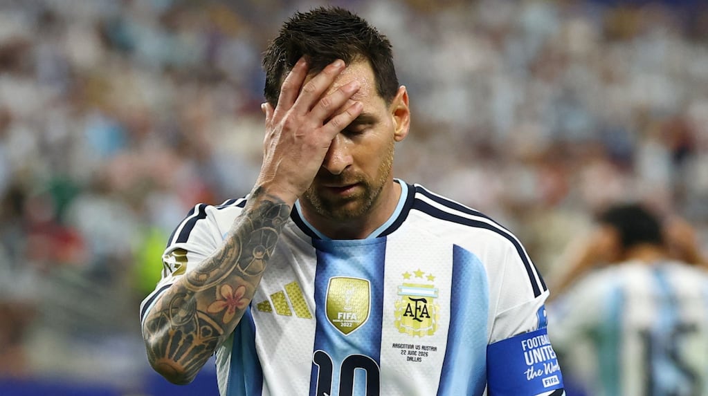 Lionel Messi durante el partido contra Austria en el Mundial 2026