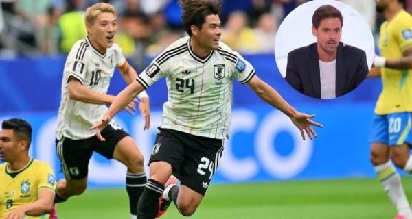 Mariano Closs relatando el gol de Japón en el Mundial 2026