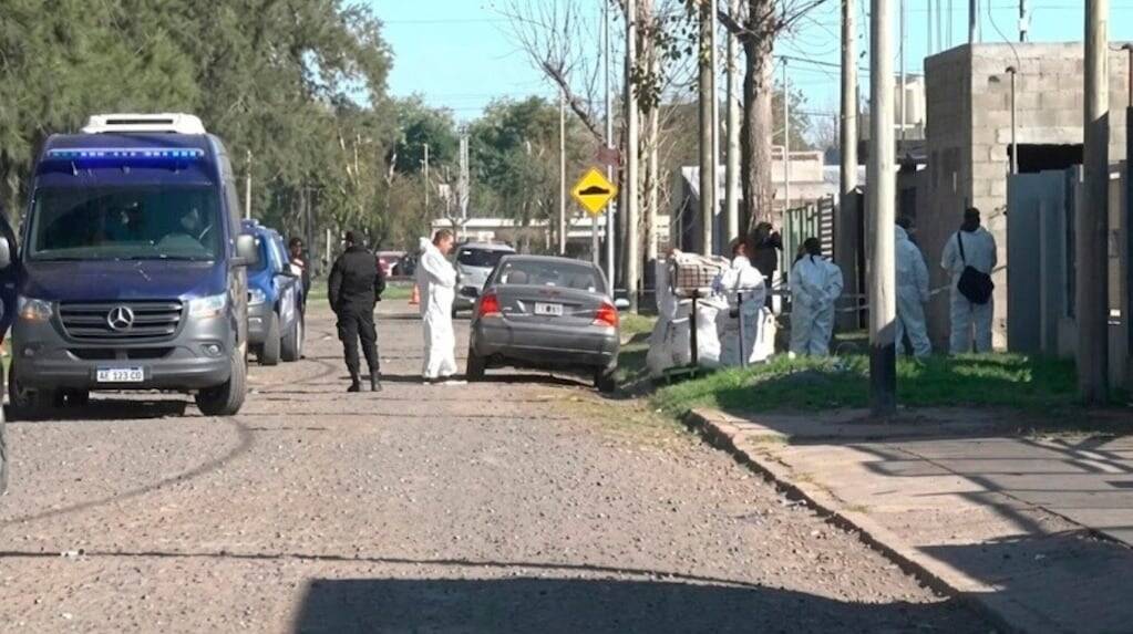 Escena del crimen en General Lagos