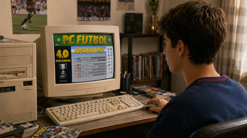 Captura de pantalla del juego PC Fútbol