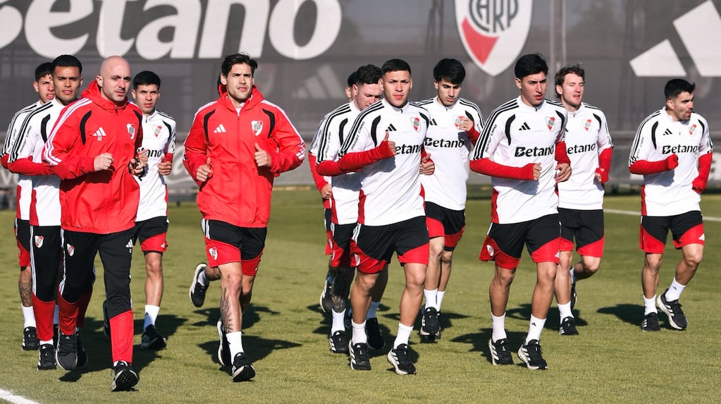 Entrenamiento de River Plate en Ezeiza
