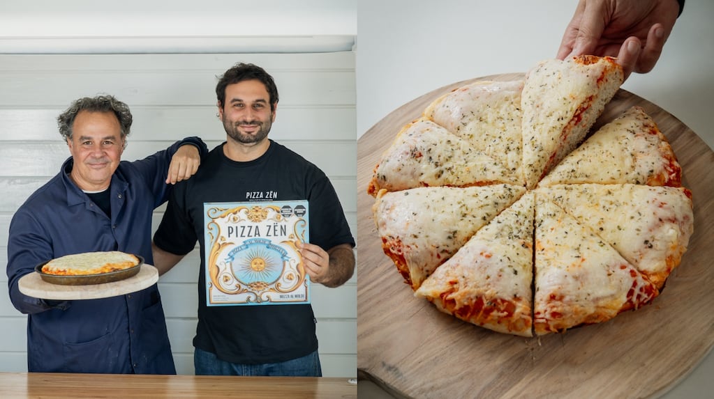 Pizza al molde lista para hornear de Roberto Petersen