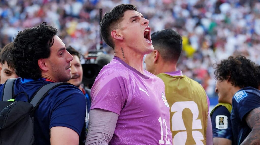 Orlando Gill durante el partido contra Alemania en el Mundial 2026