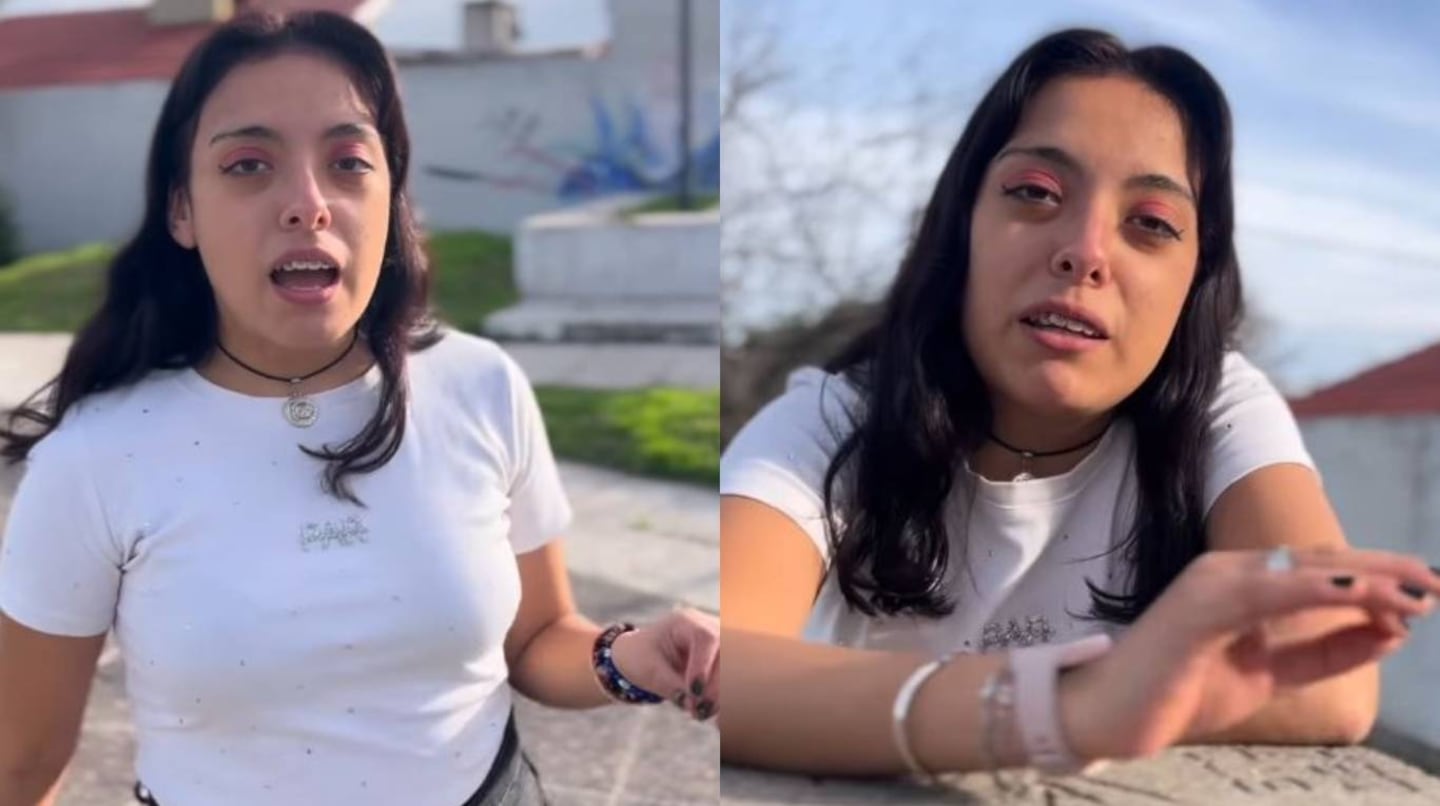 Sandy, influencer del Festival de Jesús María, hablando sobre su nueva etapa personal