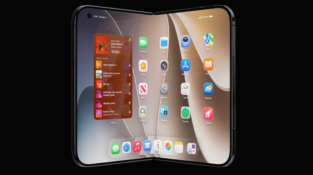 Filtrado del primer iPhone plegable de Apple