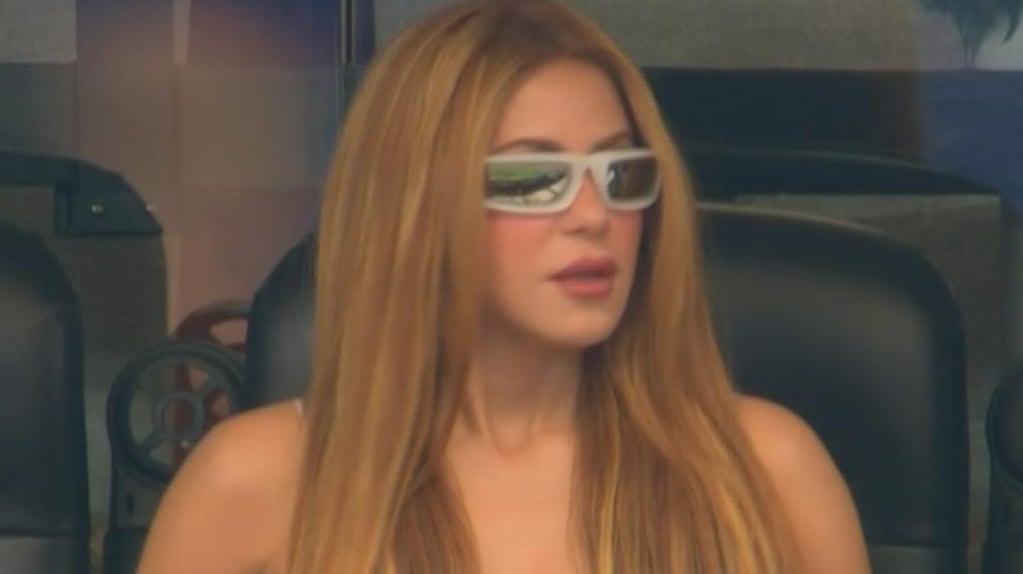 Shakira en el Mundial 2026 durante un momento tierno con sus hijos