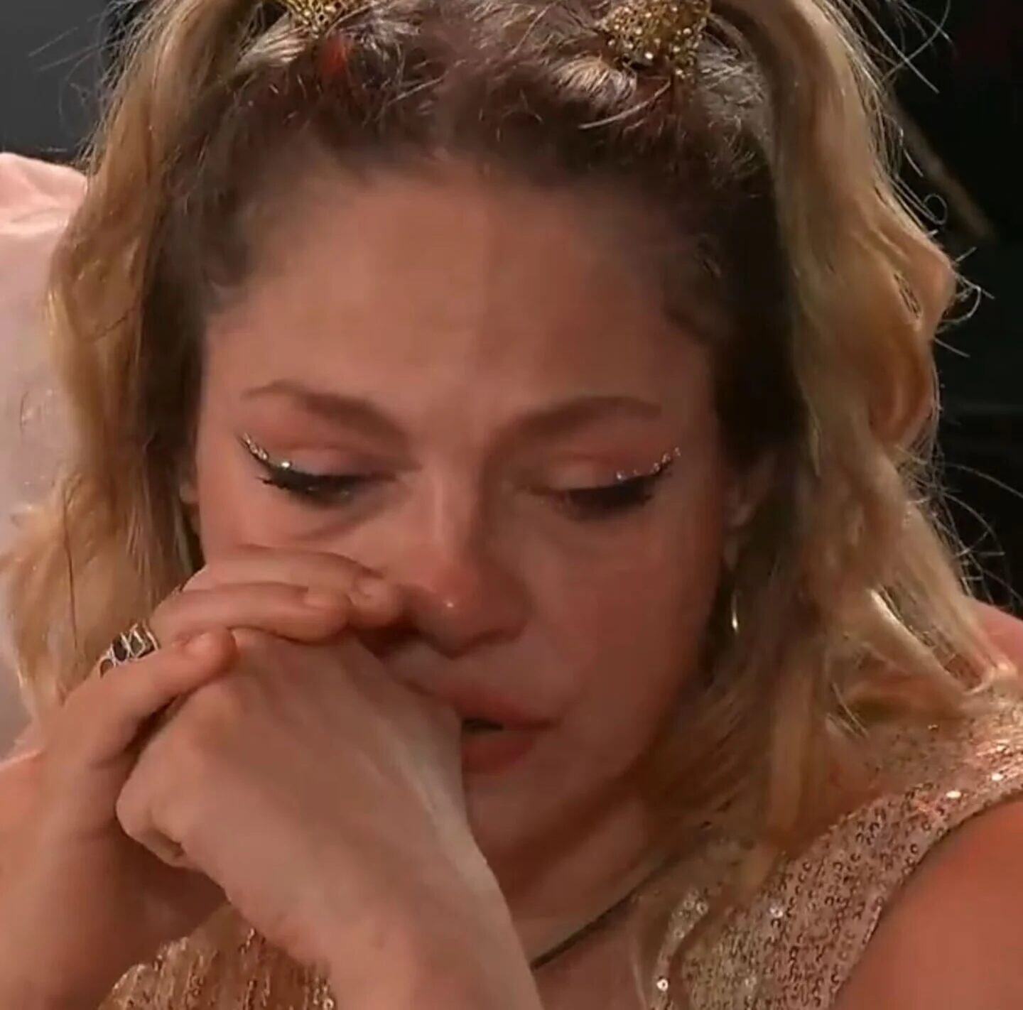 Tamara Paganini llorando durante un momento emotivo en Gran Hermano 2026
