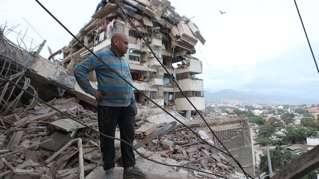 Destrucción en Venezuela tras el terremoto