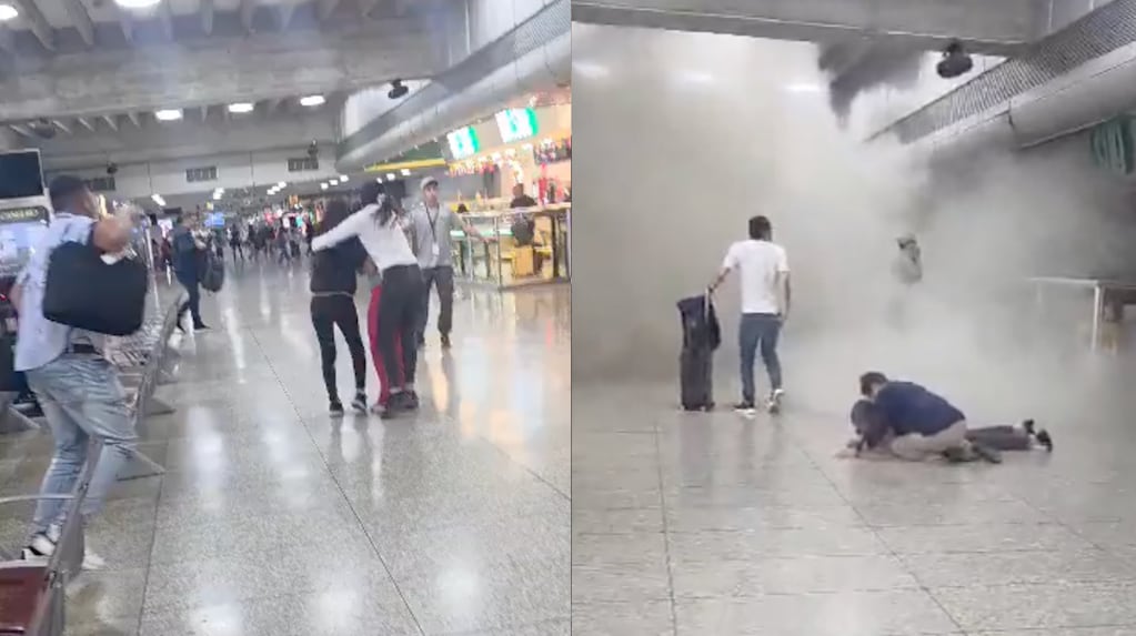 Terremotos en Venezuela causan caos en el aeropuerto de Maiquetía