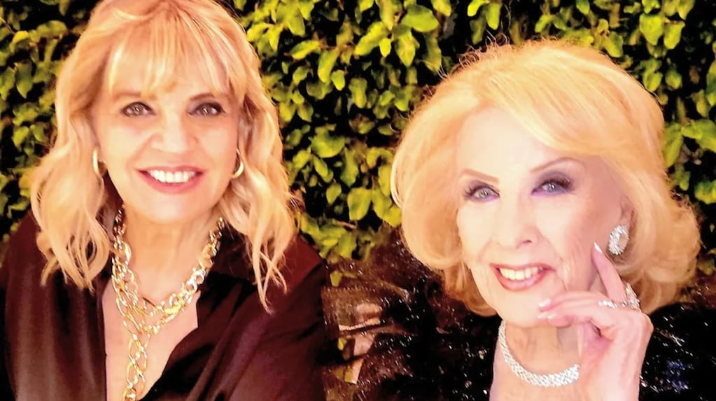 Teté Coustarot y Mirtha Legrand en el cumpleaños de Teté