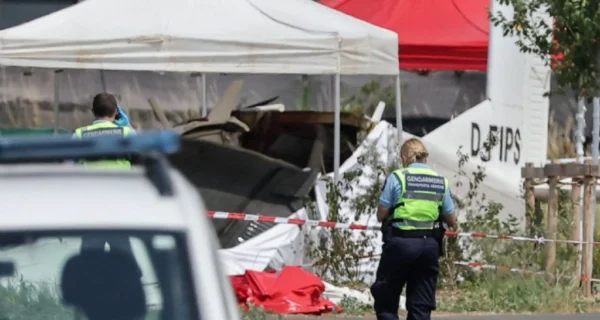 Accidente de avioneta en Tomblaine, Francia
