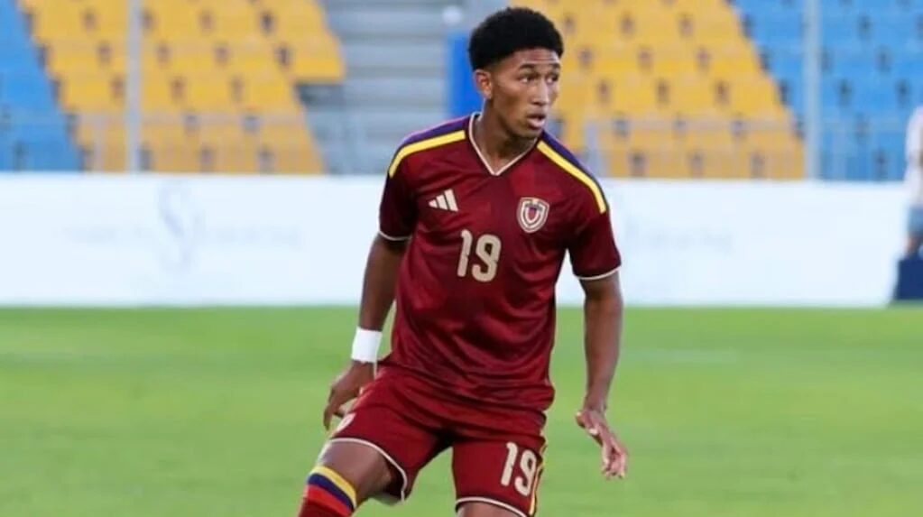 Yimvert Berroterán, jugador de la selección sub-20 de Venezuela