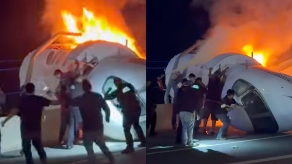 Accidente de avioneta en una autopista de Texas